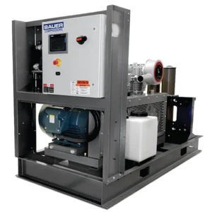 Bauer I-Series II high-pressure reciprocating air compressor