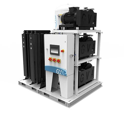 GVA medical skid packaged compressed air system