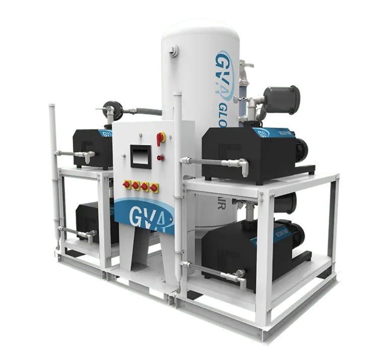 GVA Medical skid packaged vacuum system