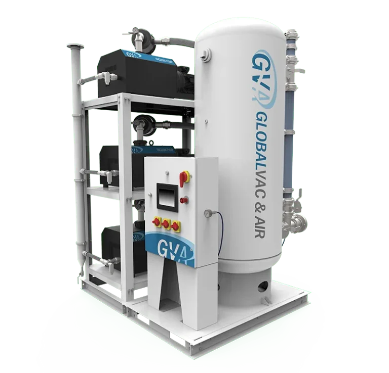 GVA Lab skid packaged vacuum system